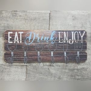 Farmhouse Rustic Kitchen Decor with hangers/hooks barn wood dining